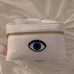 Stony clover Lane white knotted top evil eye case NWT